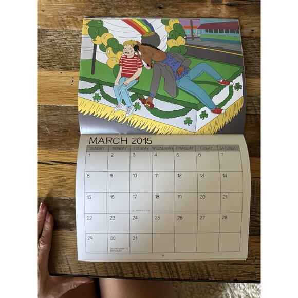 🐴 BoJack Horseman 2014 Promotional Calendar - Mint Condition - Picture 3 of 6
